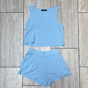 Amazon Women's Blue Tank Top set